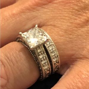 Diamond wedding set